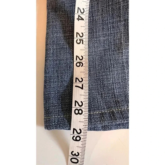 Vintage Joe's Jeans Low Rise Flare Distressed Star Dust Super Women’s 27 Jeans - Picture 11 of 14